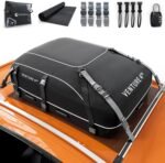 VENTURE 4TH Rooftop Cargo Carrier - 21 Cubic Feet Waterproof Car Roof Cargo Bag with Tie-Down & Compression Straps, Fits Most Vehicles with or Without Roof Racks, Sidebars & Crossbars - Image 2
