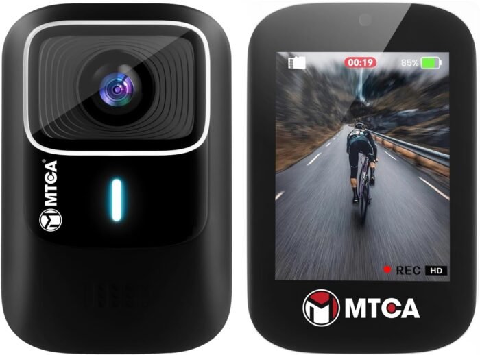 asika 4K Ultra HD Action Camera with Touch Screen-Waterproof Sports Camera,6-Axis Gyro Stabilization,145° Wide-Angle,Loop Recording for Vlogging,Cycling,Motorcycle(Supports Time-Lapse/Pre-Record) - Image 2