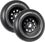 eCustomrim 2-Pack Trailer Tire On Black Wheel Modular Rim ST205/75D15 Load Range C 5 Lug On 4.5-2 Year Warranty w/Free Roadside - Image 2