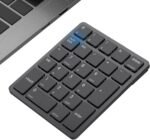 havit Bluetooth Number Pad Wireless Numeric Keypad Numpad 26 Keys Portable Mini Financial Accounting Rechargeable Numeric Pad for Windows Laptop Desktop, PC, Notebook (Black) - Image 2