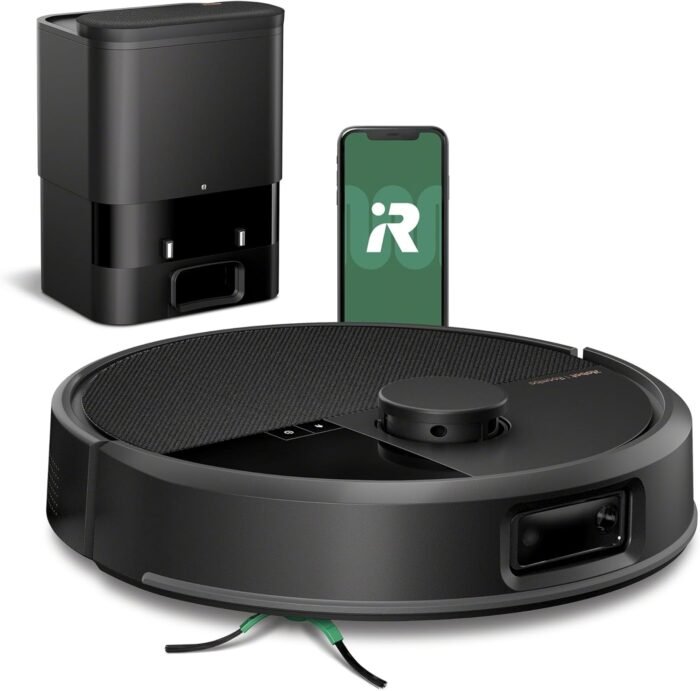 iRobot Roomba Max 705 Vac Robot Vacuum + AutoEmpty Dock - Extreme Power-Lifting Suction, Anti-Tangle Dual Rubber Brushes, Self-Empties, Recognizes and Avoids Obstacles, LiDAR Navigation - Image 2