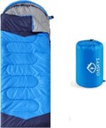oaskys Camping Sleeping Bag - 3 Season Warm & Cool Weather - Summer Spring Fall Lightweight Waterproof for Adults Kids - Camping Gear Equipment, Traveling, and Outdoors - Image 2