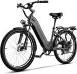 1000 Peak Electric Bike for Adults,up 80 Miles Removable Battery Ebike, 26" Electric E Bike with 7-Speed,Adult Electric Bicycles for Commute Beach Snow Womens All Terrain - Image 2