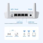 N300 WiFi Router 2.4G Easy Setup Wireless Internet Network Router, Supports Wireless Repeater, WISP, Up to 300Mbps for Home and Office - Image 3