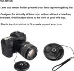 Canon EOS 4000D / Rebel T100 DSLR Camera w/EF-S 18-55mm f/3.5-5.6 Lens 3 Lens Kit Bundled with 128GB Memory + Wide Angle Lens + Telephoto Lens + Flash + More (Renewed) Black - Image 8