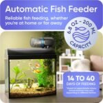 FISHNOSH Automatic Fish Feeder for Aquarium - New Generation 2025, Auto Food Dispenser with Timer for Small Tank, Big Aquariums & Pond, Model-ML - Image 3
