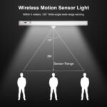 Motion Activated RV Step Lights, 10 LED Battery Operated Motorhome Motion Sensor led Light Strip, Magnetic Night Light Bar for Motorhome Travel,Travel Trailers, Camper (2 Pack) - Image 3