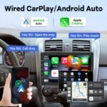 10.1 inch Single Din Car Stereo with CarPlay and Android Auto, 10 inch Touch Screen Radio with Mirror Link/1080P/EQ Audio/SWC/Bluetooth +Backup Camera+MIC - Image 3