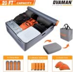 Car Rooftop Cargo Carrier Bag – 20 Cubic Feet Waterproof Heavy Duty 900D Roof Bag for All Vehicles SUV with/Without Roof Rack, Car Storage Bag with Anti-Slip Mat, 6 Hooks & Luggage Lock - Image 7