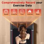 Walking Pad Treadmill with Incline and Handle Bar, 7.5MPH Under Desk Treadmill for Home Office, 360 Lbs Capacity Portable Treadmills with Remote Control, Led Display - Image 7