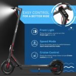 Hiboy Electric Scooter, 350W–810W Motor, 9"-16" Tires, 19/25 MPH Top Speed, Long Range 17–34 Miles, Foldable Commuter Electric Scooter for Adults with Dual Braking System - Image 5