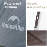 Naturehike Cape 4/6/8 Person Camping Tent, 60S Easy Setup Instant Tent Pop up Tent, Waterproof Large Tall 6/8 Person Tents for Camping, Car Camping - Image 5