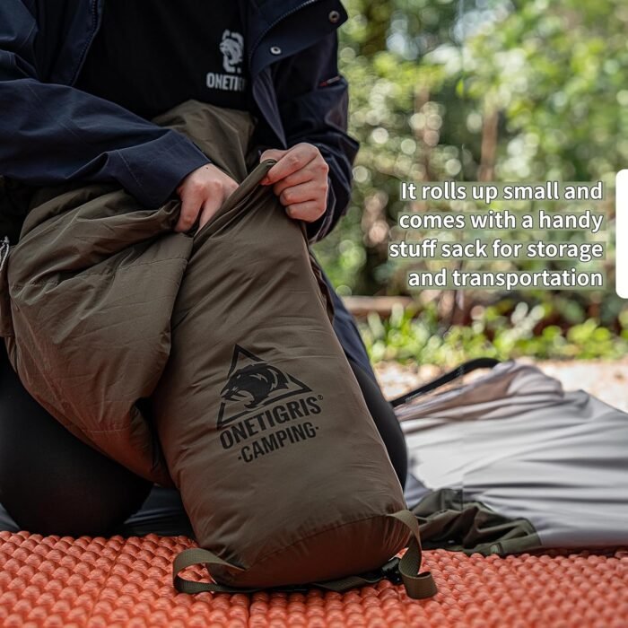 OneTigris Bushcrafter’s Sleeping Bags, Mummy Sleeping Bag for Camping Hiking Backpacking, Survival Gear - Image 3