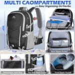 IGOLUMON Hiking Backpack 40L Packable Hiking Daypack for Men Women Waterproof Lightweight Foldable Camping Backpack - Image 3