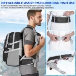 IGOLUMON Hiking Backpack 40L Packable Hiking Daypack for Men Women Waterproof Lightweight Foldable Camping Backpack - Image 4