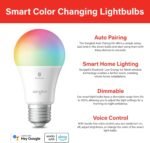 Sengled Smart Light Bulbs, Color Changing Alexa/Bluetooth Mesh, Dimmable LED Bulb A19 E26 Multicolor, High CRI, High Brightness, 8.7W 800LM, 1Pack - Image 3