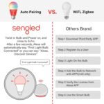 Sengled Smart Light Bulbs, Color Changing Alexa/Bluetooth Mesh, Dimmable LED Bulb A19 E26 Multicolor, High CRI, High Brightness, 8.7W 800LM, 1Pack - Image 5