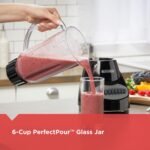 BLACK+DECKER 10-Speed Countertop Blender, BL2010BP, 6-Cup Plastic Jar, Dishwasher-Safe, Stainless Steel, Suction Feet - Image 4