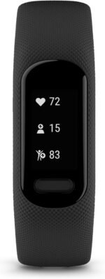 Garmin vívosmart® 5, Fitness Tracker, Long-Lasting Battery, Simple Design, Black Large - Image 3
