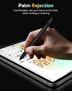 MoKo Pencil for iPad (A16) 11th 10th Gen, Stylus Pen for 2018-2025 Apple iPad 11/10/9/8/7/6/A16, Mini 7/6/5, Air M3/M2 11"/13"/5/4/3, Pro M4 13"/12.9"/11" Tilt Sensitivity, USB-C Fast Charging,Black - Image 5