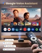 Google TV 4K Supported Smart Projector,Outdoor & Home Theater Projector with Wi-Fi 6 and Two-Way Bluetooth 5.2,Auto Focus & Keystone,800 ANSI,WiMiUS K13 Movie Proyector for Indoor & Outdoor Use - Image 4