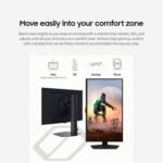 SAMSUNG 32-Inch Odyssey G50D Series QHD Fast IPS G-Sync Compatible Gaming Monitor, 1ms, VESA DisplayHDR 400, 180Hz, AMD FreeSync, Adjustable Stand, Eye Saver Mode, LS32DG502ENXZA, 2024 - Image 4