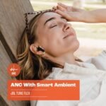 JBL Tune Flex - True Wireless Noise Cancelling Earbuds (White), Small - Image 5