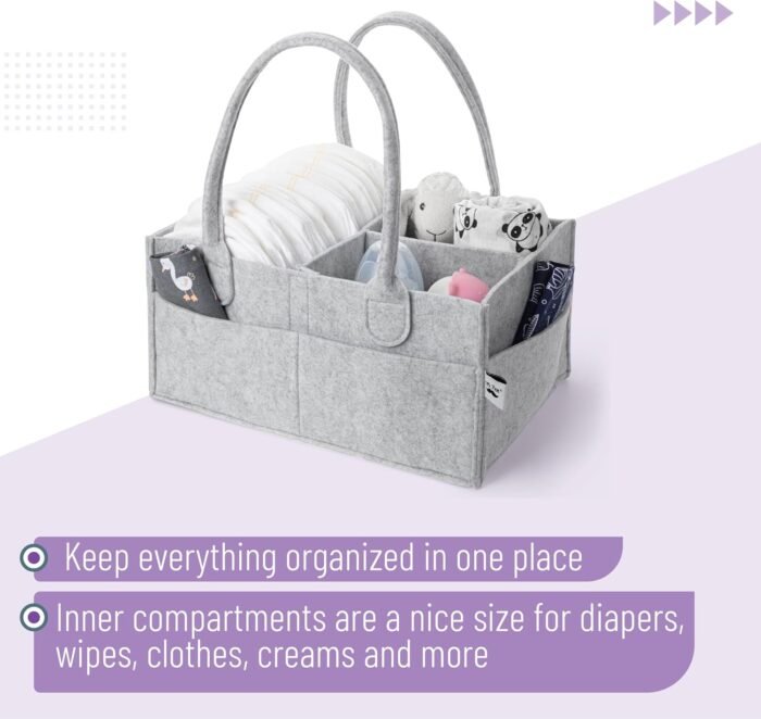 Mr. Pen- Baby Diaper Caddy Organizer, Car Caddy, Portable Organizer for Changing Table, Nursery - Image 6
