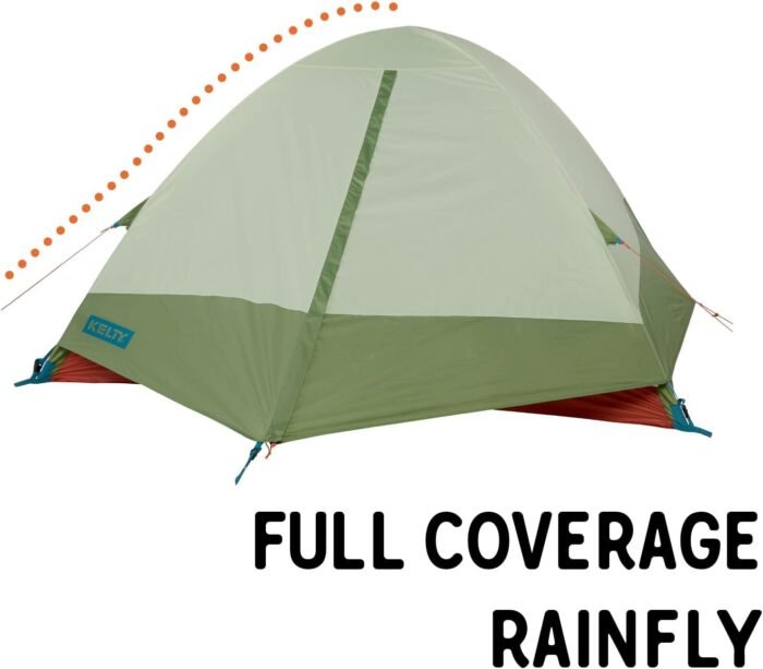 Kelty Tents Kelty Discovery Trail Backpacking Tent, Lightweight and Easy to Setup Backpacking Shelter with 2 Aluminum Poles, Single Door Single Vestibule, Stuff Sack Included - Image 3