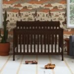 DaVinci Kalani 4-in-1 Convertible Baby Crib with Wooden Toddler Bed, Daybed & Full-Size Bed Conversion - Easy to Assemble & GREENGUARD Gold Certified - 4 Adjustable Mattress Heights - Espresso - Image 3