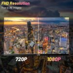 LXZ Gaming Monitor 24.5 inch, 200hz Monitor FHD 1080P Frameless IPS Display with Eye Care, DP/HDMI, Wall Mount Compatible - Black - Image 3