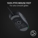 Razer Cobra Wired Gaming Mouse: 58g Lightweight Design - Gen-3 Optical Switches - Chroma RGB Lighting with Underglow - Precise 8500 DPI Optical Sensor - 100% PTFE Mouse Feet - Speedflex Cable - Black - Image 6