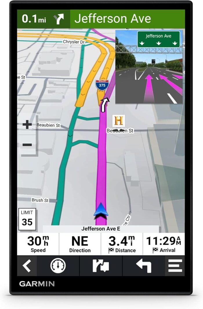 Garmin DriveSmart 86, 8-inch Car GPS Navigator with Bright, Crisp High-Resolution Maps and Garmin Voice Assist - Image 3