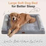 Large Dog Bed Orthopedic Washable: Beds Bolster XL Bed Large Big Dogs Memory Foam Couch Sofa Waterproof with Removable Cover - Image 3