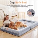 Large Dog Bed Orthopedic Washable: Beds Bolster XL Bed Large Big Dogs Memory Foam Couch Sofa Waterproof with Removable Cover - Image 4