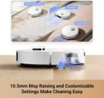 DREAME L10s Ultra Gen 2 Robot Vacuum and Mop, 10,000Pa Suction, MopExtend Tech, All-in-One Base Station, 75 Days Auto-Empty, Mop Self-Washing&Drying, Smart Obstacle Avoidance, Carpet Cleaning - Image 5