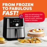 Instant Pot Vortex Plus 6QT XL Air Fryer, 6-in-1, Broils, Dehydrates, Crisps, Roasts, Reheats, Bakes for Quick Easy Meals, 100+ In-App Recipes, Dishwasher-Safe, from the Makers of Instant Pot, Black - Image 4