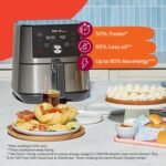 Instant Pot Vortex Plus 6QT XL Air Fryer, 6-in-1, Broils, Dehydrates, Crisps, Roasts, Reheats, Bakes for Quick Easy Meals, 100+ In-App Recipes, Dishwasher-Safe, from the Makers of Instant Pot, Black - Image 5