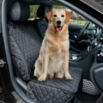 PETICON Waterproof Front Seat Car Cover 2 Pack, Full Protection Dog Car Seat Cover with Side Flaps, Nonslip Scratchproof Captain Chair Seat Cover Fits for Cars, Trucks, SUVs, Jeep, Black - Image 4