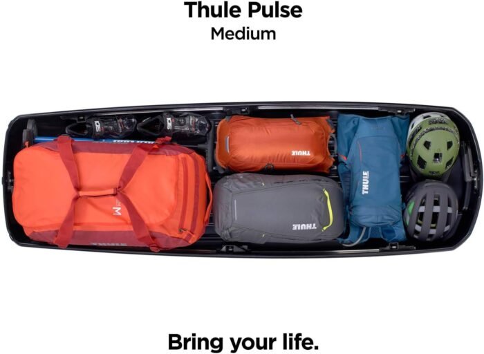 Thule 614 Pulse Cargo Box, Medium, Black - Image 3