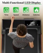 4.0/6.5/7.8MPH Walking Pad Treadmill with 12% Incline, Running Machine for Home, Under Desk Treadmill 300LBS Capacity, Portable Treadmills for Home, Office, Small Space - Image 3
