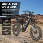 Electric-Dirt-Bike for Adults-Teens, ICT Peak 4000W-43MPH-60V-25AH Electric Motorcycle 20" Fat-Tire-Electric-Bike for Mountain Snow Off-Road Fit Age 16+ - Image 8
