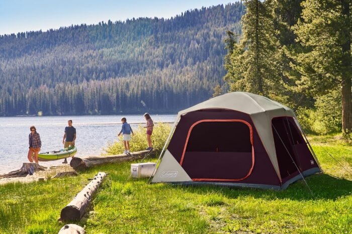 Coleman Skylodge 10-Person Family Tent, Weatherproof XL Tent with Rainfly & Room Divider, Fits 4 Queen-Sized Airbeds, Made of PFAS-Free Materials - Image 3