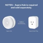 Aqara Smart Plug, REQUIRES AQARA HUB, Zigbee, with Energy Monitoring, Overload Protection, Scheduling and Voice Control, Works with Alexa, Google Assistant, IFTTT, and Apple HomeKit Compatible - Image 3