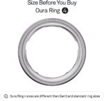 Oura Ring 4 - Silver - Size 8 - Smart Ring - Unique Sizing, Not Standard US Ring Sizes - Size First - Sleep Tracking Wearable - Heart Rate - Fitness Tracker - Up to 8 Days of Battery Life - Image 3
