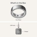 Oura Ring 4 - Silver - Size 8 - Smart Ring - Unique Sizing, Not Standard US Ring Sizes - Size First - Sleep Tracking Wearable - Heart Rate - Fitness Tracker - Up to 8 Days of Battery Life - Image 4