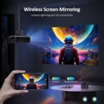 NexiGo PJ40 (Gen 3) Projector with WiFi and Bluetooth, D65 Calibrated, Native 1080P, 4K Supported, Projector for Outdoor Movies, 20W Speakers, Home Theater, Compatible w/TV Stick, iOS, Android - Image 9