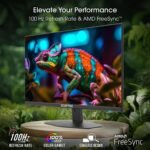 Sceptre New 27-inch Gaming Monitor 100Hz 1ms DisplayPort HDMI x2 100% sRGB AMD FreeSync Build-in Speakers, Eye Care Frameless Machine Black 2024 (E275W-FW100T) - Image 3