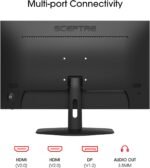 Sceptre New 27-inch Gaming Monitor 100Hz 1ms DisplayPort HDMI x2 100% sRGB AMD FreeSync Build-in Speakers, Eye Care Frameless Machine Black 2024 (E275W-FW100T) - Image 5