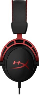 HyperX Cloud Alpha - Gaming Headset, Dual Chamber Drivers, Legendary Comfort, Aluminum Frame, Detachable Microphone, Works on PC, PS4, PS5, Xbox One/ Series X|S, Nintendo Switch and Mobile – Red - Image 5